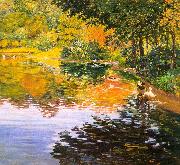 Clark, Kate Freeman Mill Pond- Moors Mill oil painting reproduction
